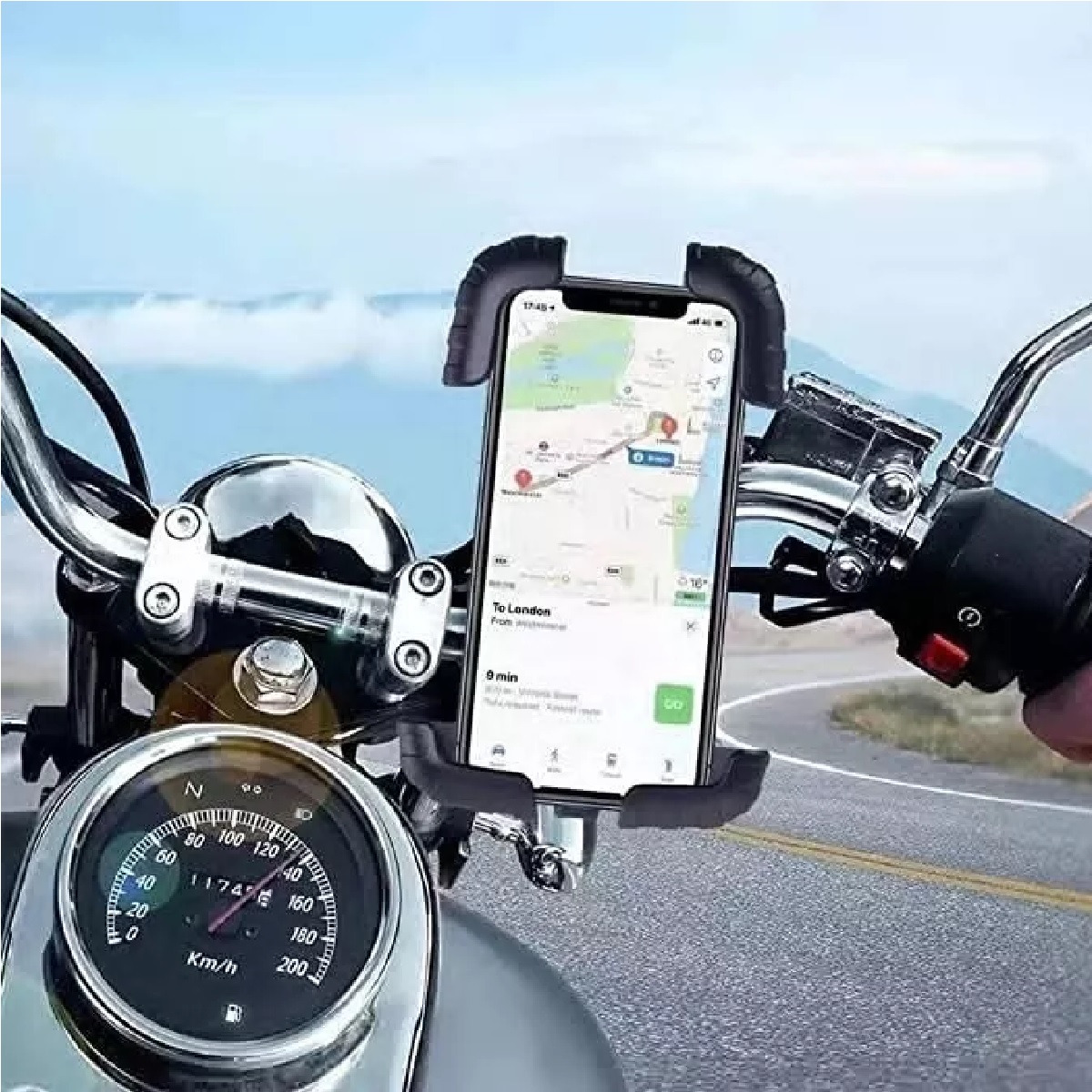 Soporte Para Celular Moto/bicicleta, Base Porta Teléfono360