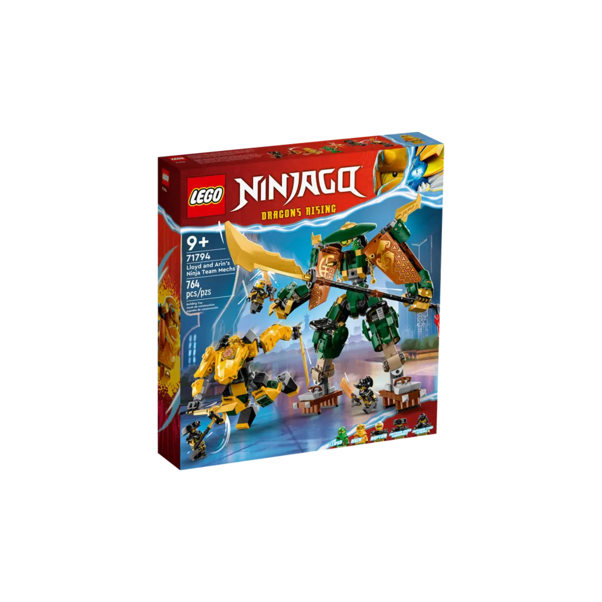 Lego 71794 Mecas del Equipo Ninja de Lloyd y Arin