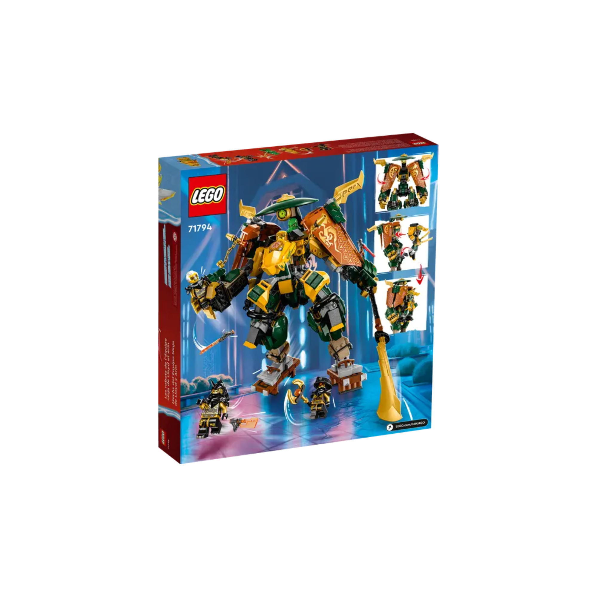 Lego 71794 Mecas del Equipo Ninja de Lloyd y Arin