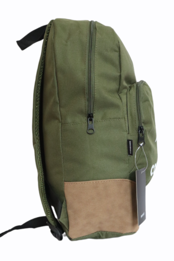 MOCHILA CONVERSE VERDE MILITAR.