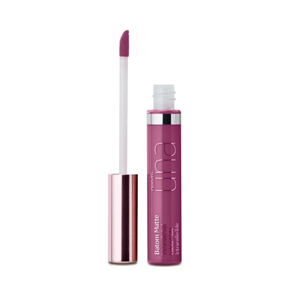 Labial Matte Intransferible Violeta 6M Una Natura 8ml