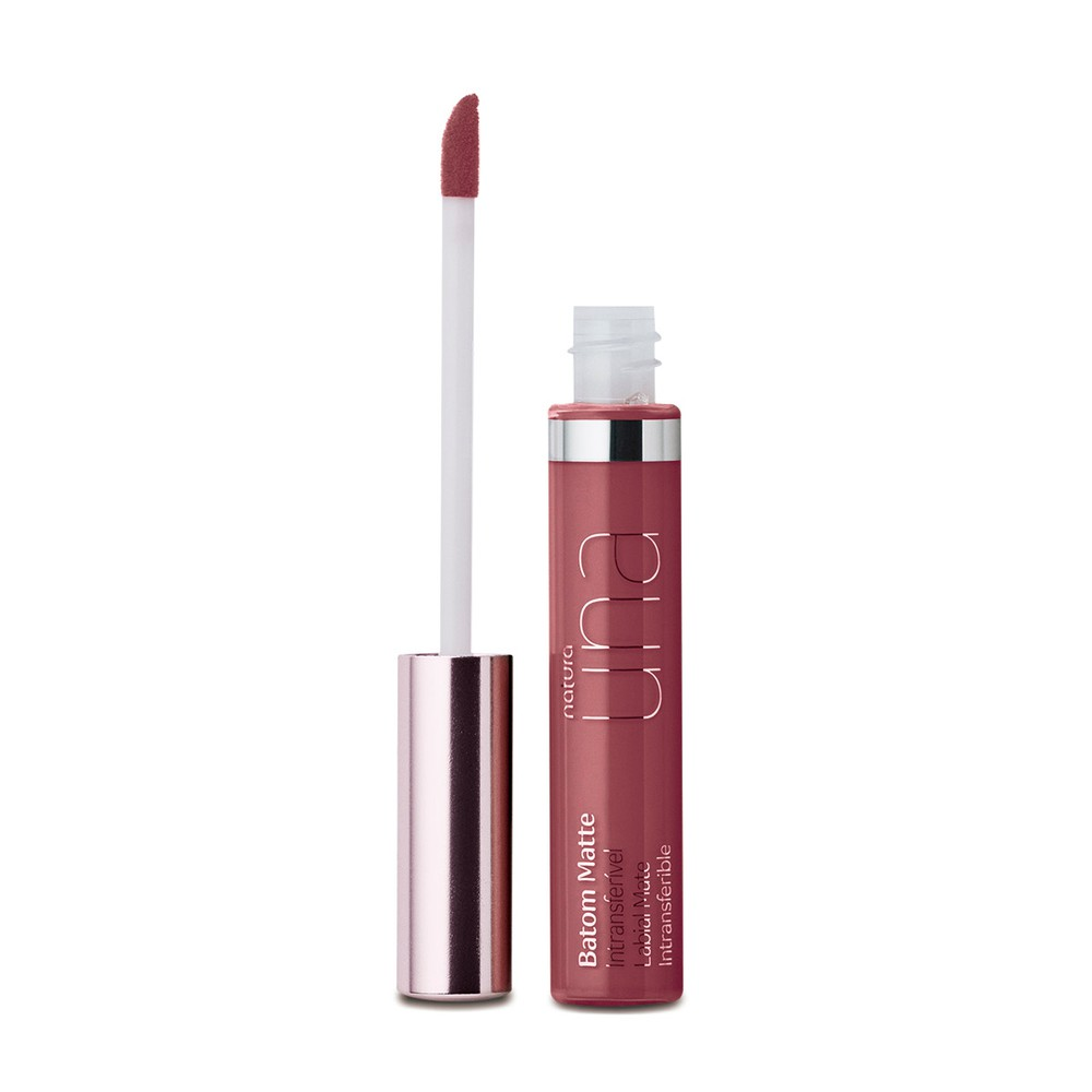 Labial Matte Intransferible Rouge 6M Una Natura 8ml