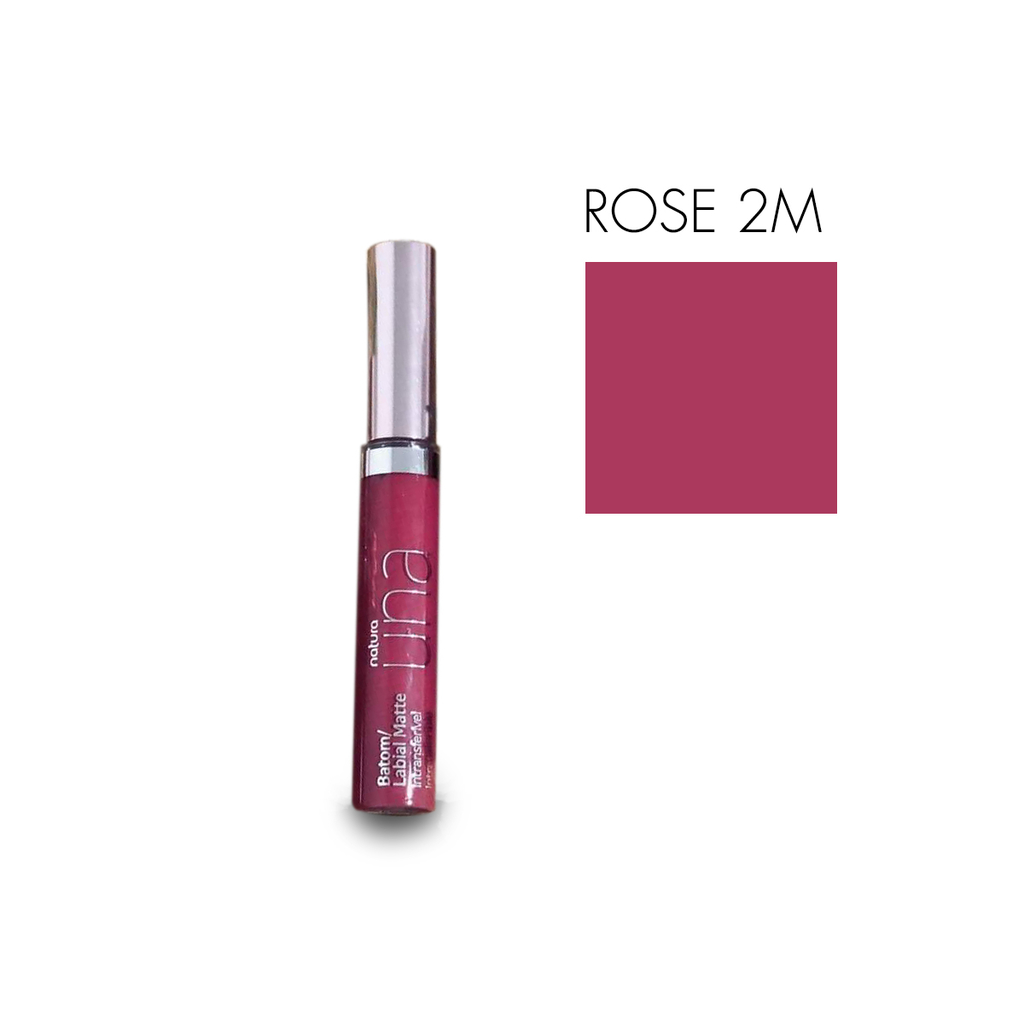 Labial Matte Intransferible Rose 2M Una Natura 8ml