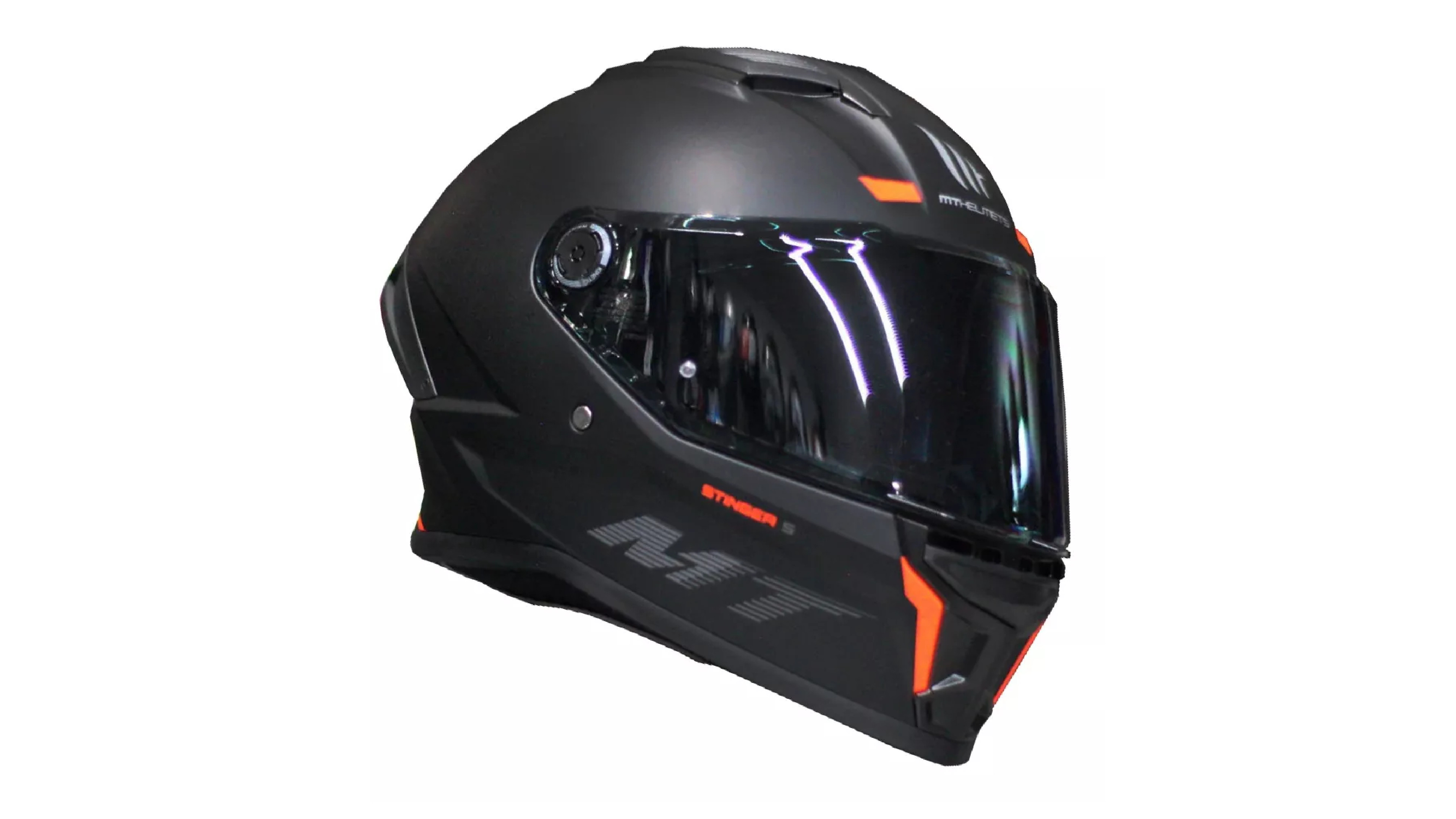 Casco MT HELMETS  Stinger 2 Negro Mate Integral Deportivo para Moto CERTIFICACIÓN Dot Y ECE .