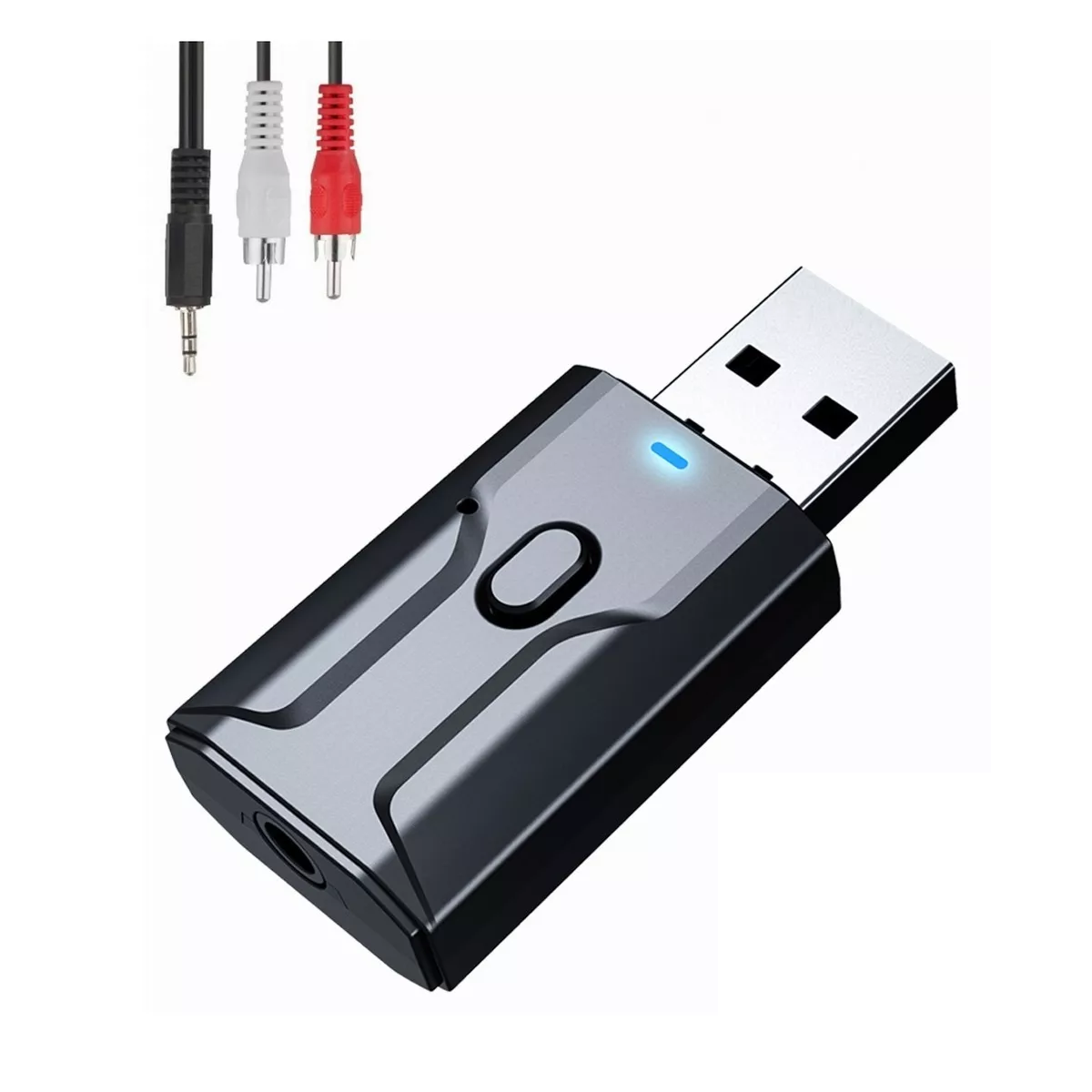 Adaptador Bluetooth 5.0 Usb 2 En 1 Para Pc/tv/auto/hogar