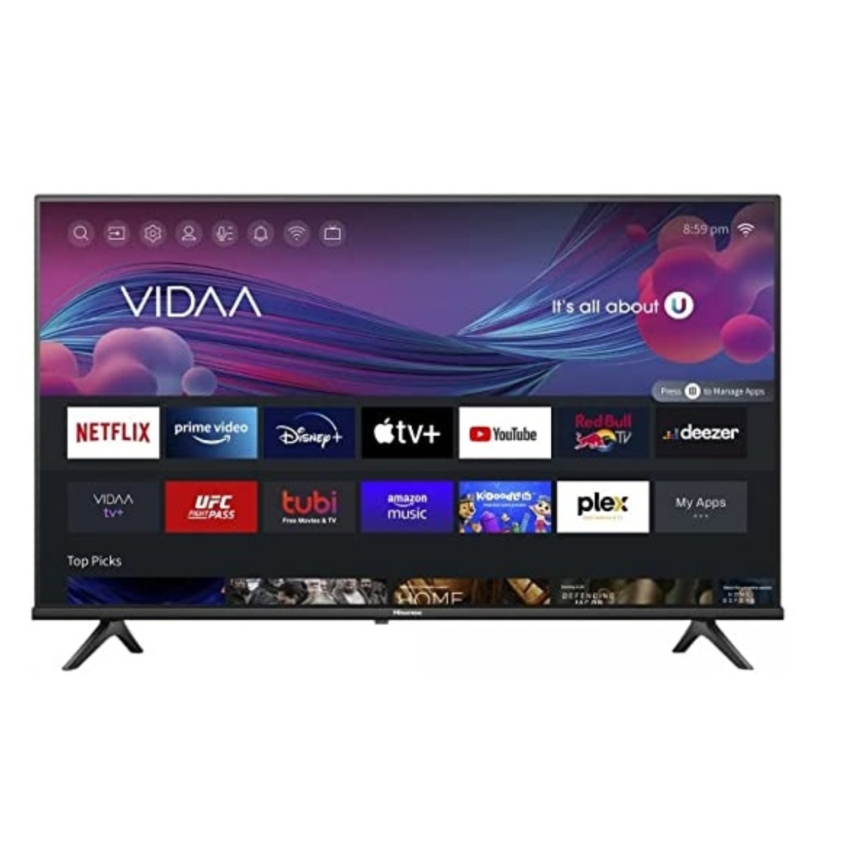PANTALLA HISENSE 40A4HV 40" SMART TV HDMI VIDAA ORTY9