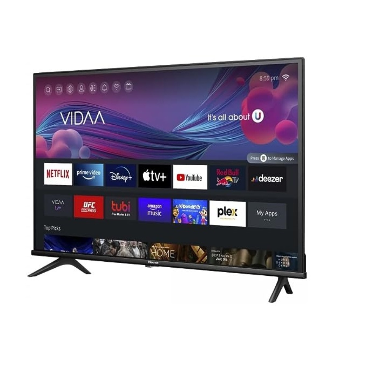 PANTALLA HISENSE 40A4HV 40" SMART TV HDMI VIDAA ORTY9