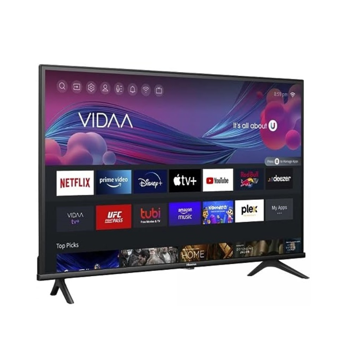 PANTALLA HISENSE 40A4HV 40" SMART TV HDMI VIDAA ORTY9
