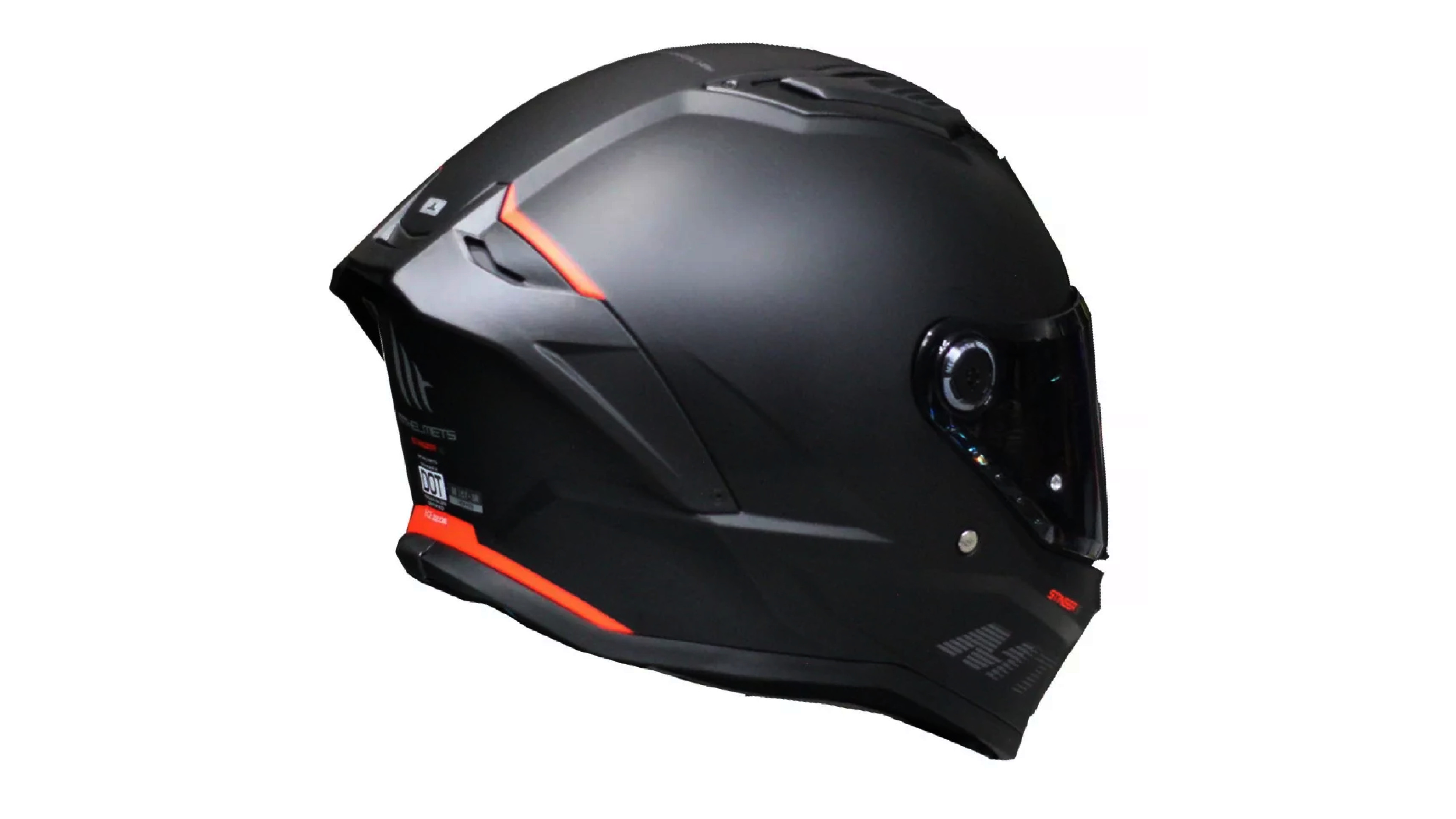 Casco MT HELMETS  Stinger 2 Negro Mate Integral Deportivo para Moto CERTIFICACIÓN Dot Y ECE .