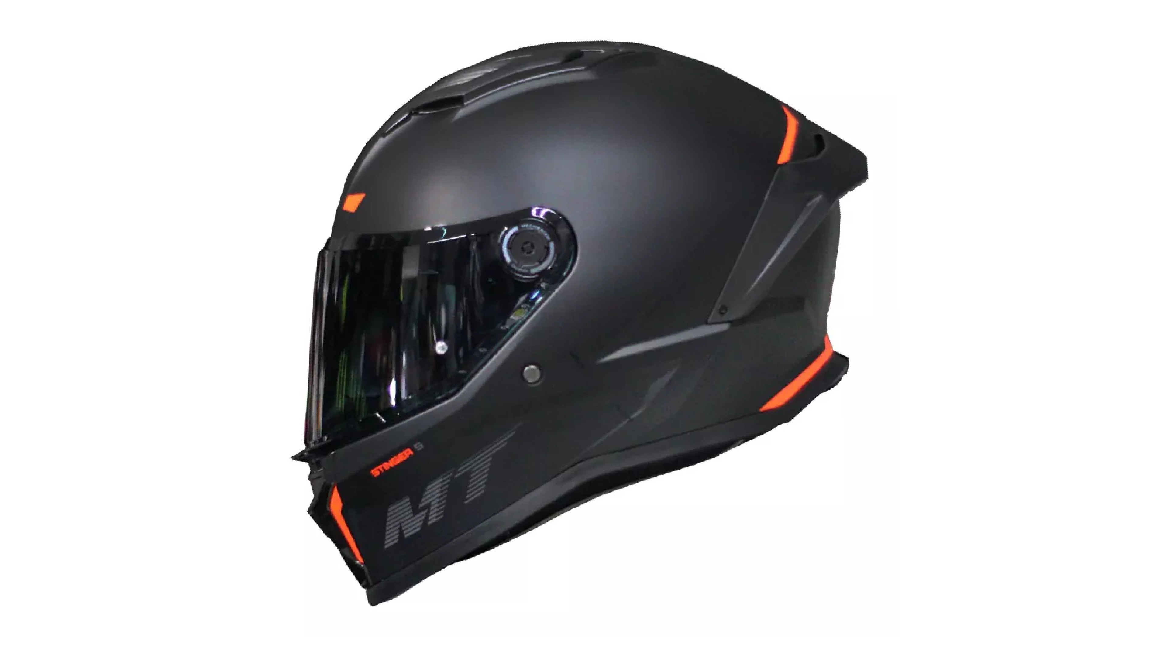 Casco MT HELMETS  Stinger 2 Negro Mate Integral Deportivo para Moto CERTIFICACIÓN Dot Y ECE .