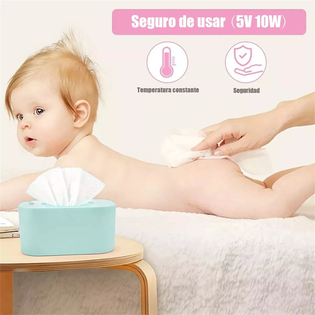  Calentador USB de toallitas húmedas para bebés