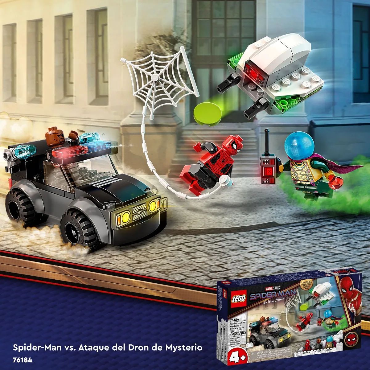 Lego spiderman de regreso a online casa