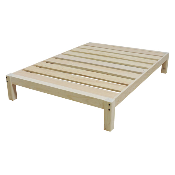 Base Para Cama Matrimonial Tradicional Desarmable Sin Pintar