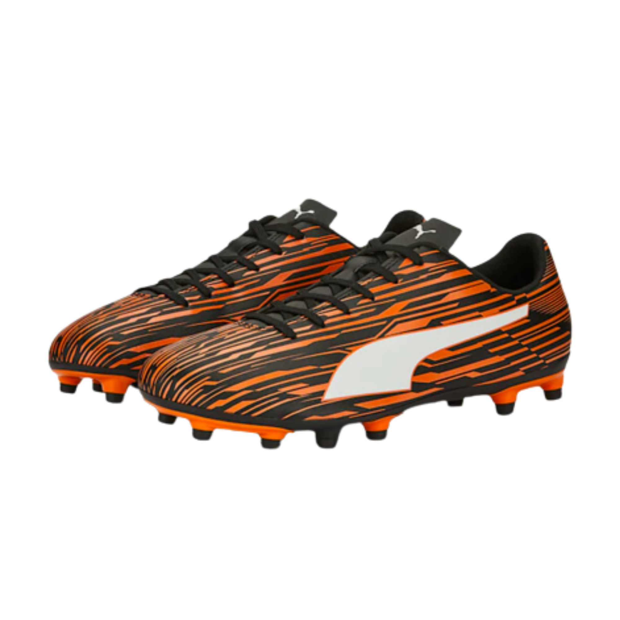 Tacos Tachones Puma Rápido III FG/AG Naranja con Negro Hombre Originales 10657208