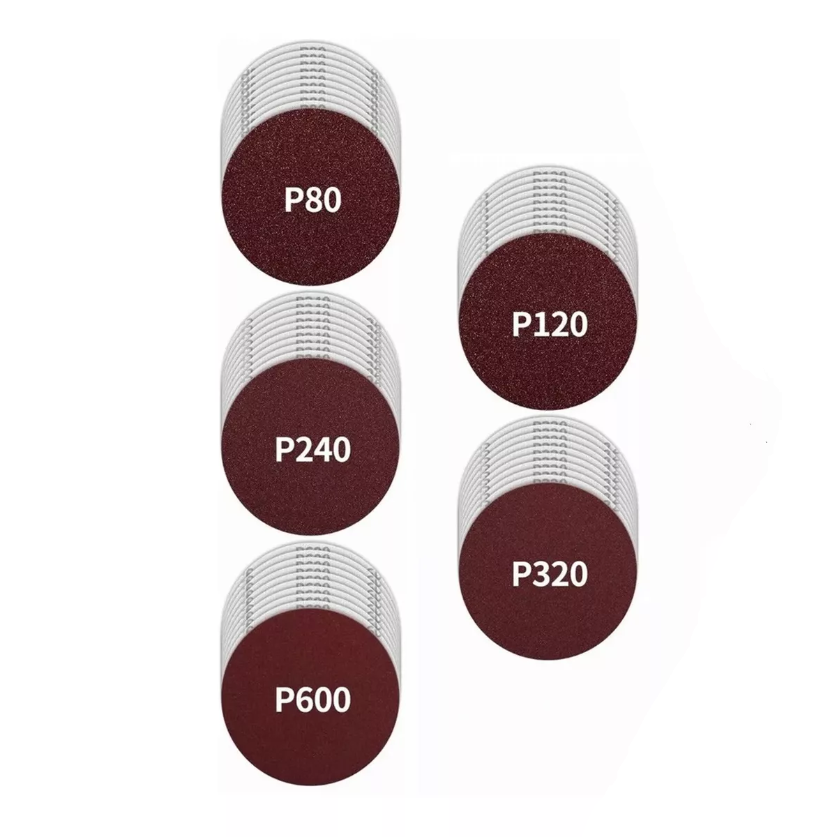 Set 100pzs Discos De Lijar Taladro Esmeril Adaptador 5 Inch