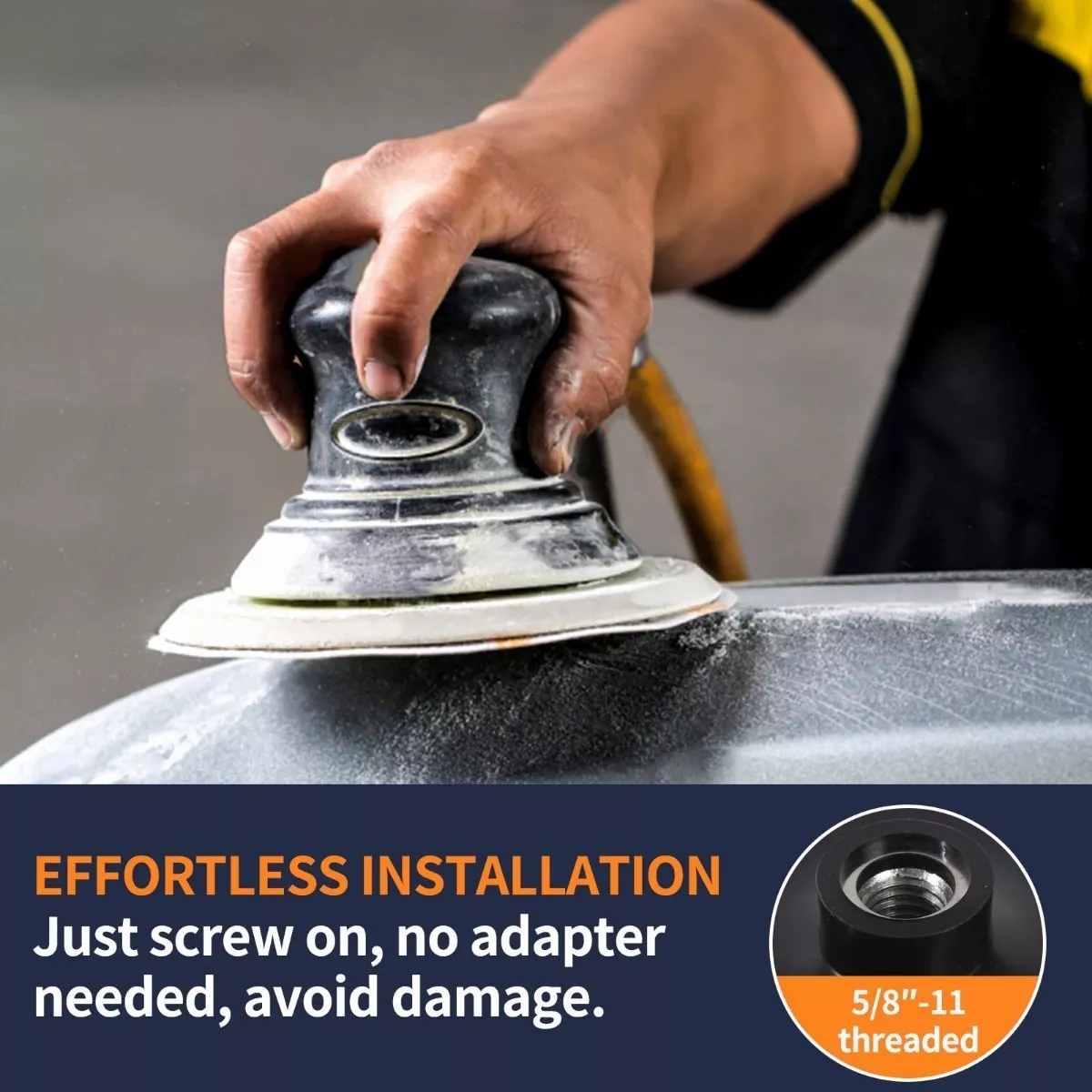 Set 100pzs Discos De Lijar Taladro Esmeril Adaptador 5 Inch