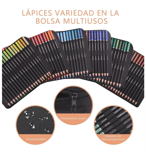 120 Lápices De Colores Set De Arte De Lápiz Profesional, Lápices De Colores
