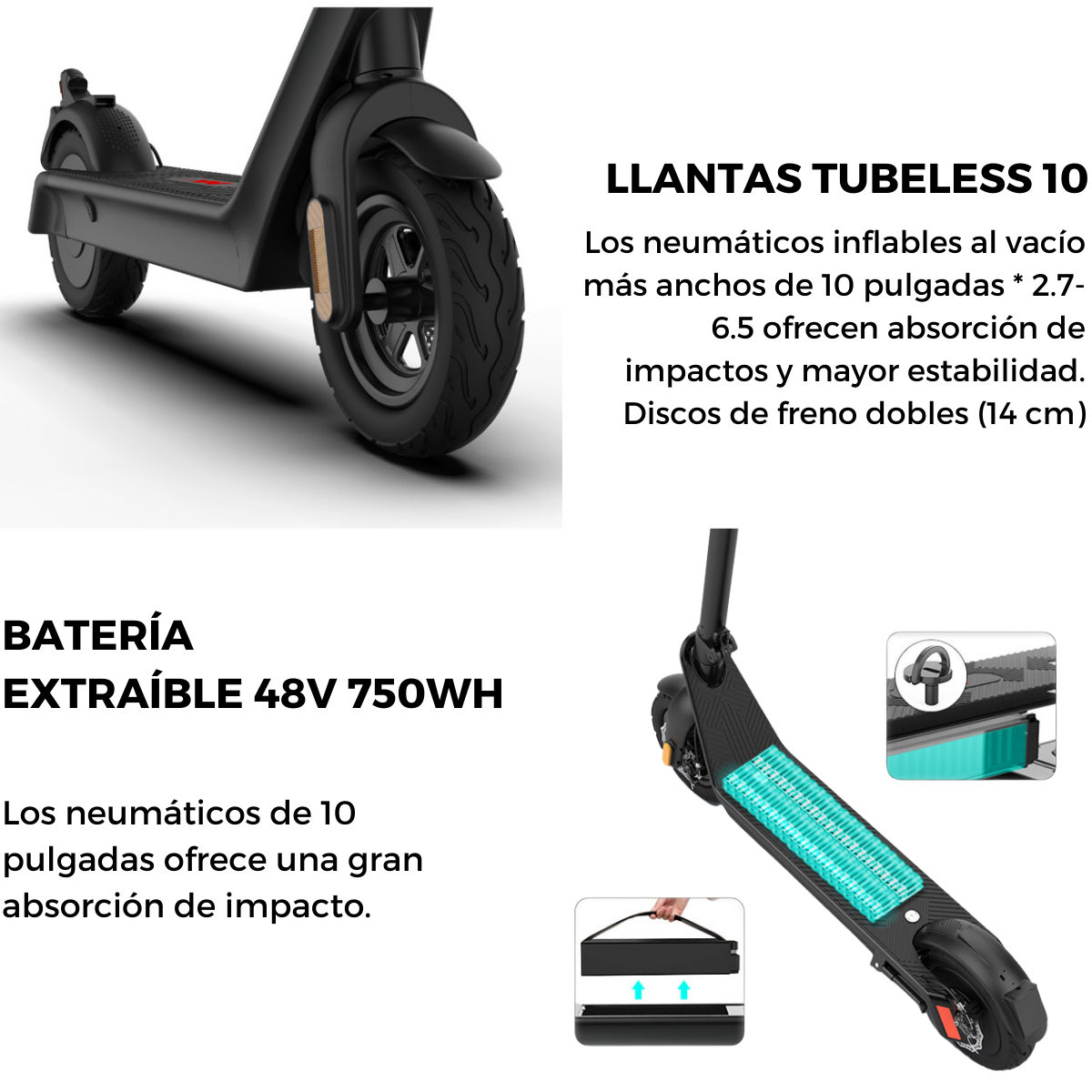 Scooter Eléctrico De Alto Rendimiento 40 Km/h Dosyu Modelo X9