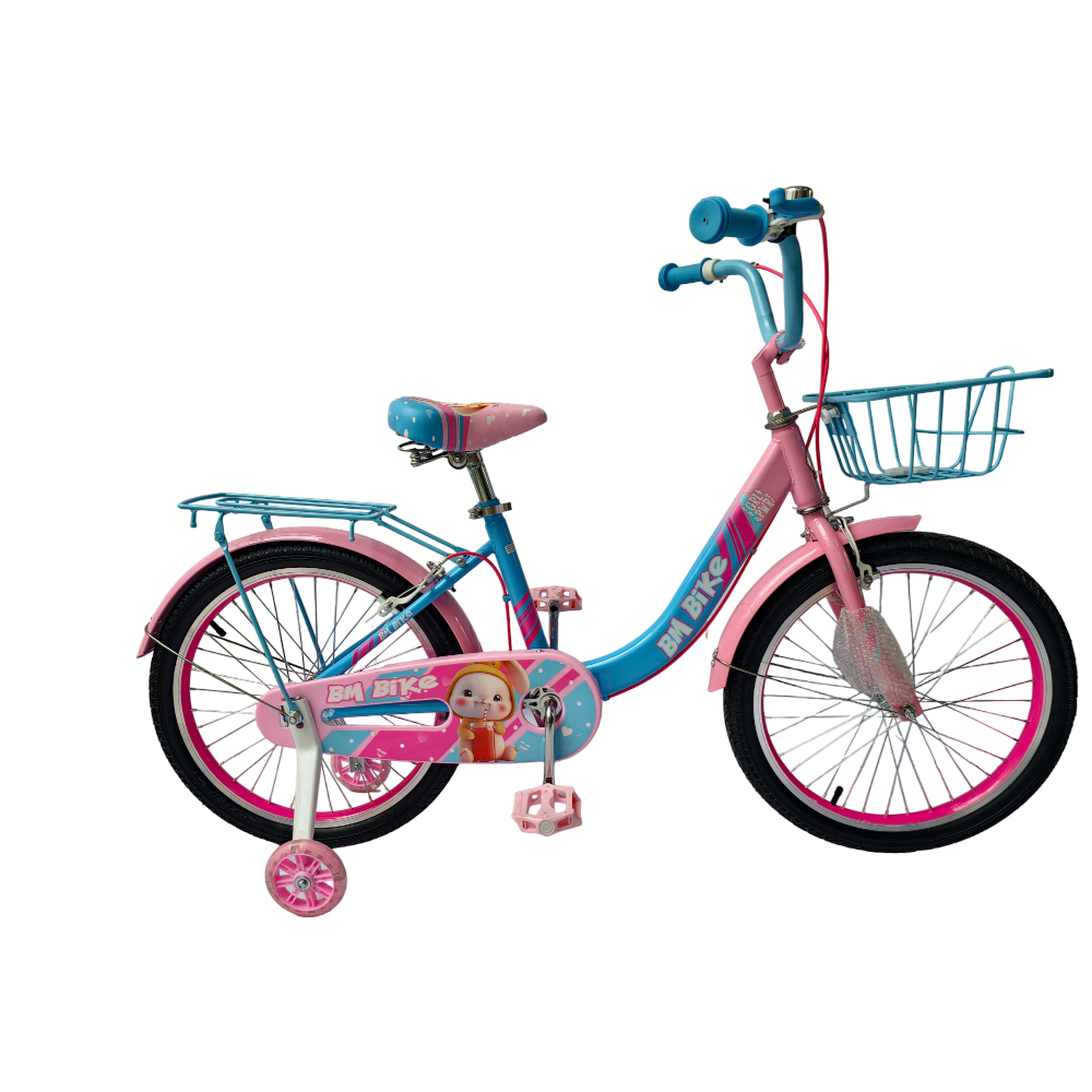 Bicicleta para Niña R-20 Azul Cielo-Rosa Pastel