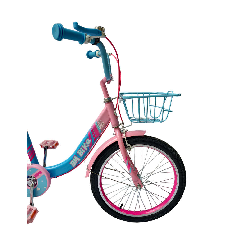 Bicicleta para Niña R-20 Azul Cielo-Rosa Pastel