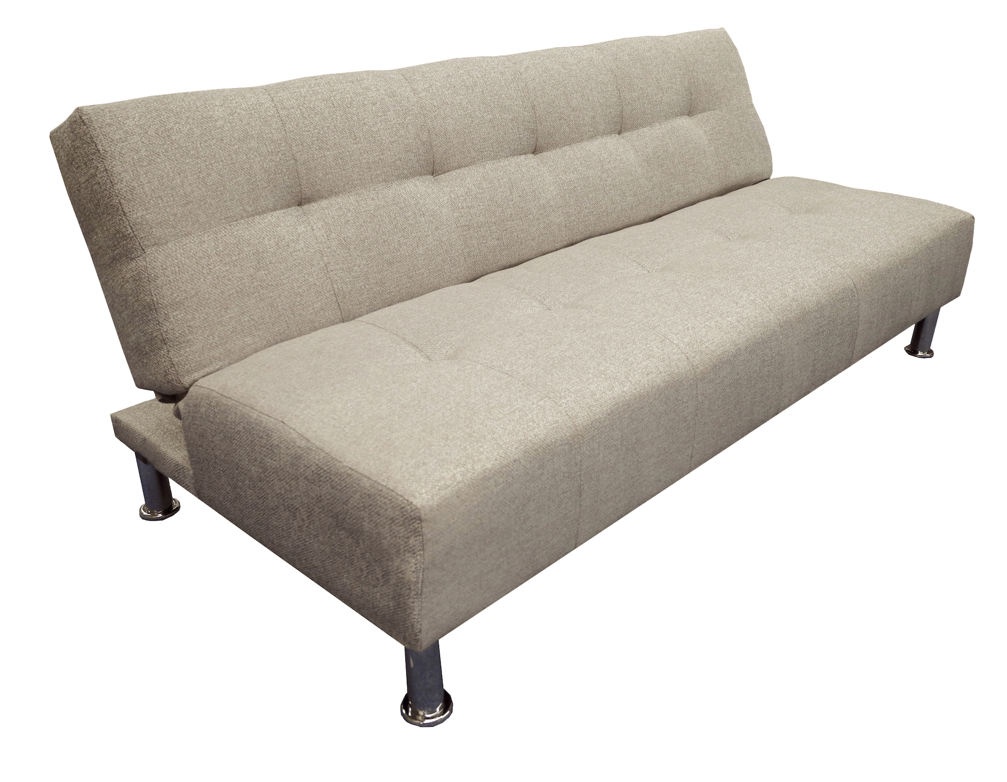 Sofa Cama Vegas Lino Beige, El Bazar Store, Reclinable 3 posiciones