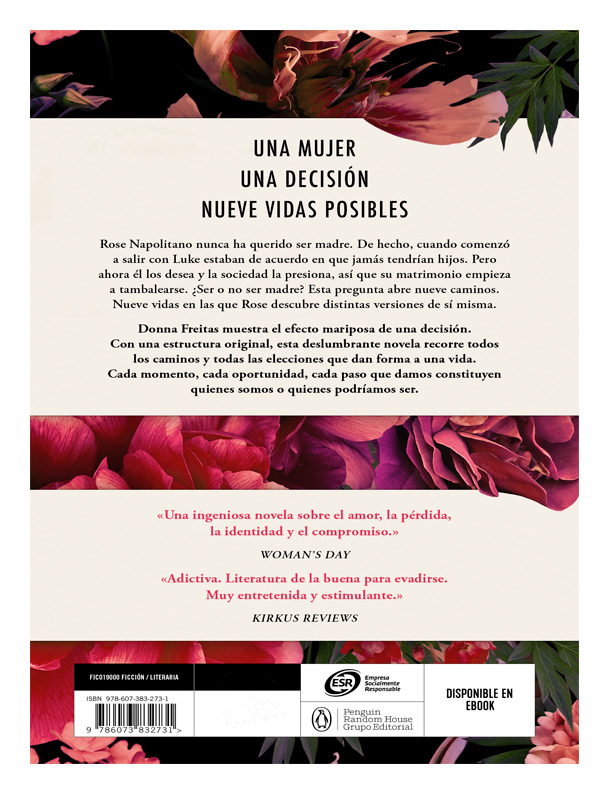 Libro Las nueve vidas de Rose Napolitano Editorial Debolsillo Autor Donna Freitas y Toni Hill