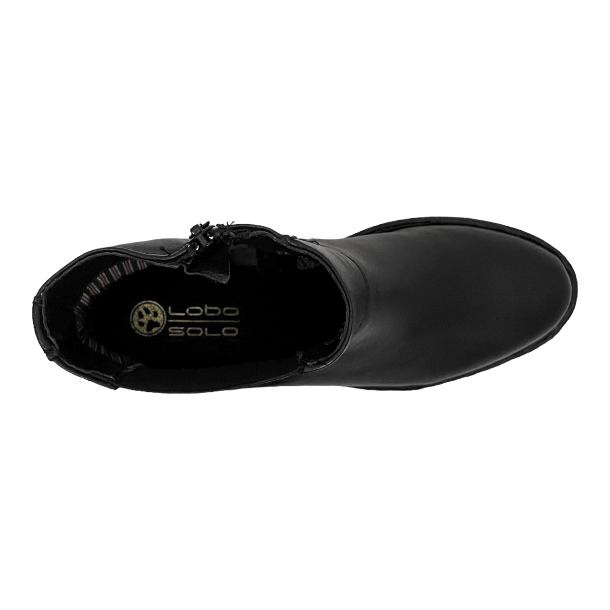 Botines Negros Botas Urbanas Mujer Lobo Solo Piel Ligeras