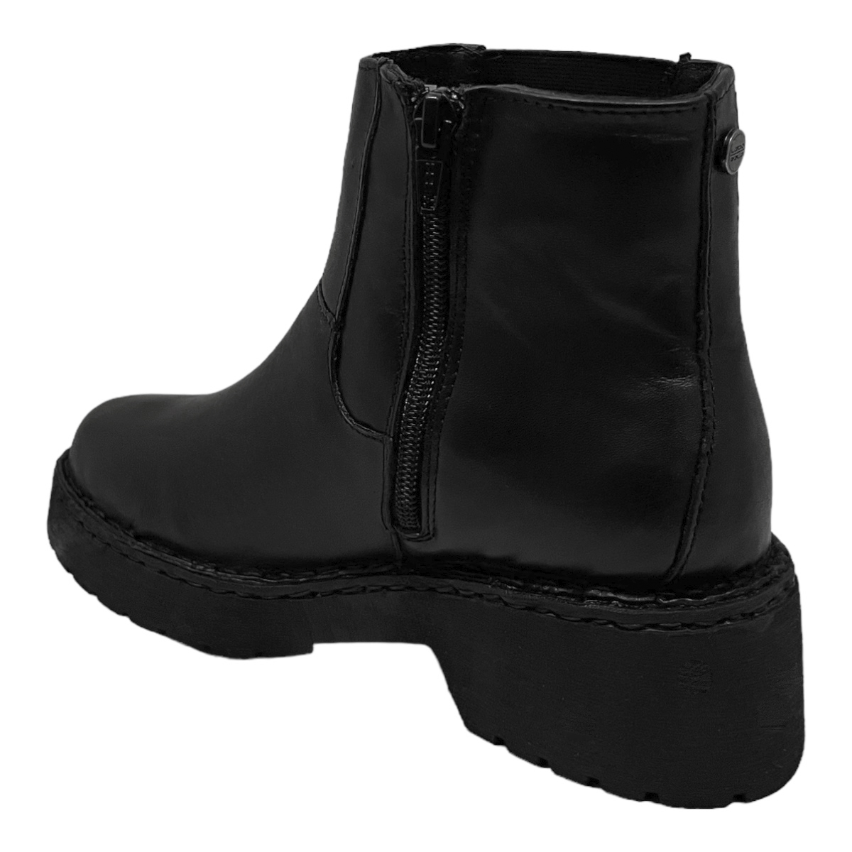 Botines Negros Botas Urbanas Mujer Lobo Solo Piel Ligeras