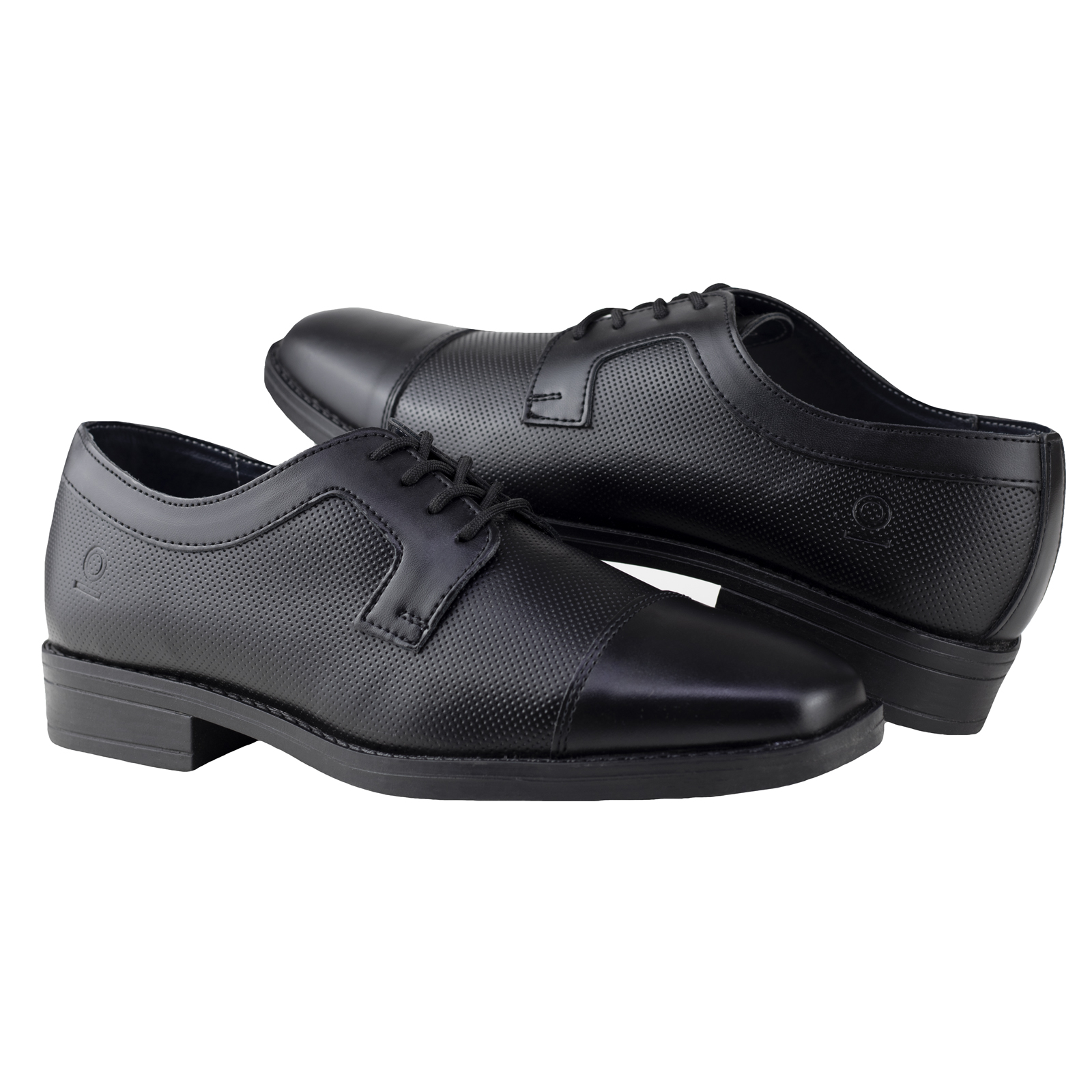 Zapato Oxford Negro Vestir Capa De Ozono Hombre 654602 Moda