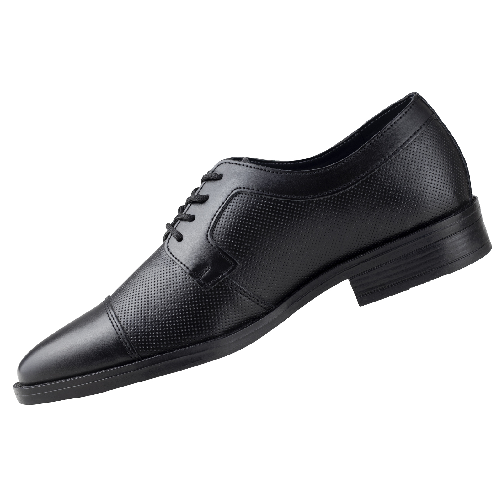 Zapato Oxford Negro Vestir Capa De Ozono Hombre 654602 Moda