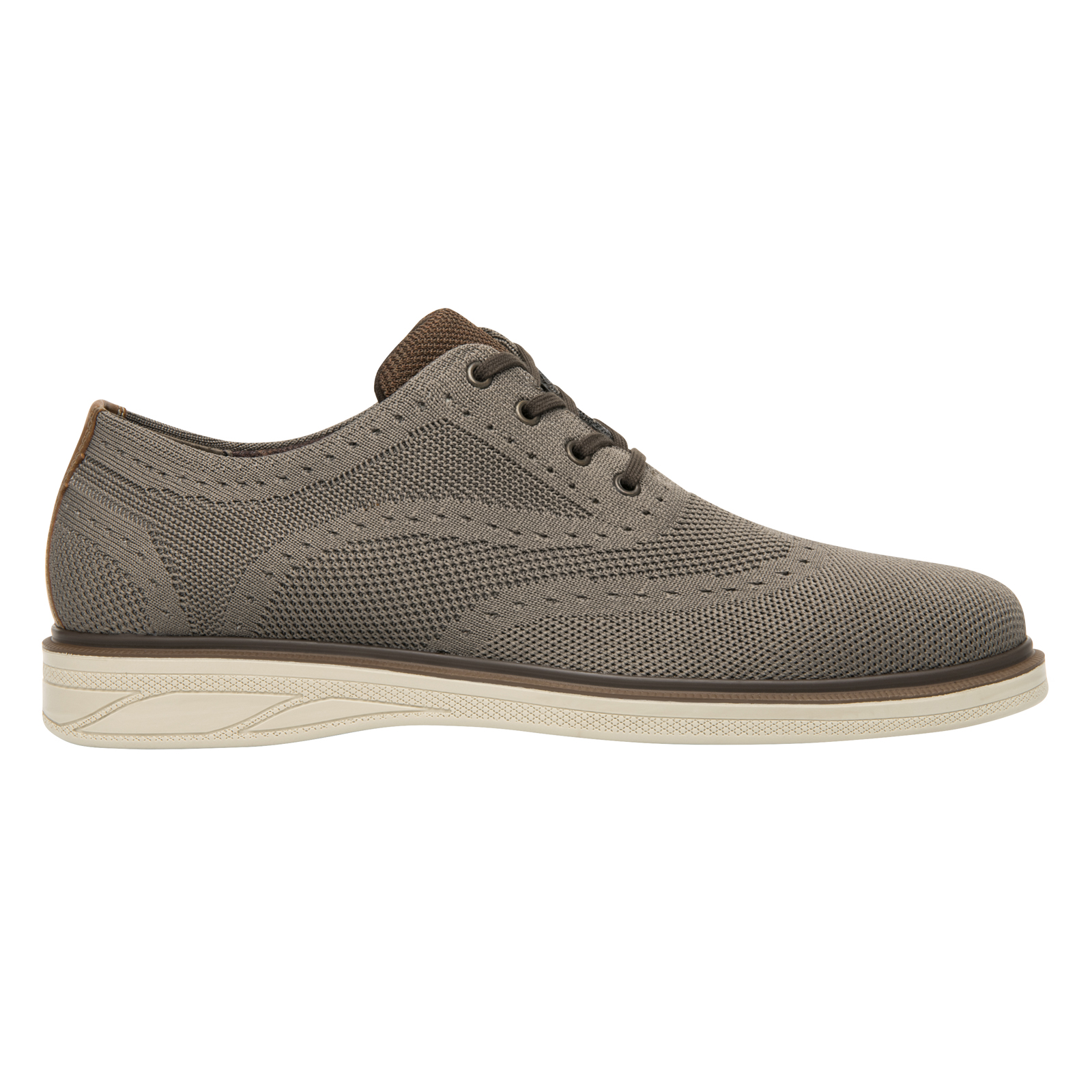 Zapato Flexi Hombre Oxford Para 413104 Taupe Tejido Textil