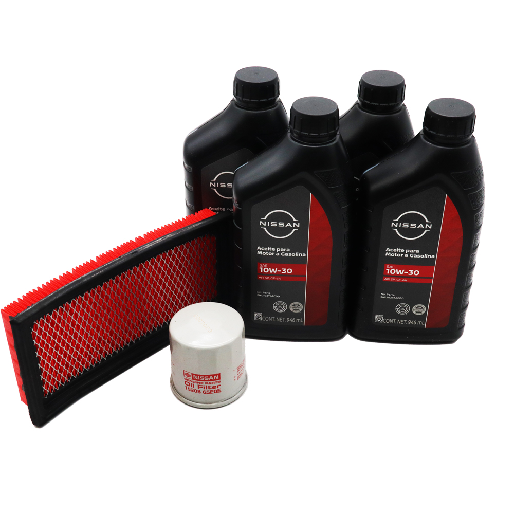 Kit de afinación básico original Nissan Versa March 2012-2020 Aceite 10w30