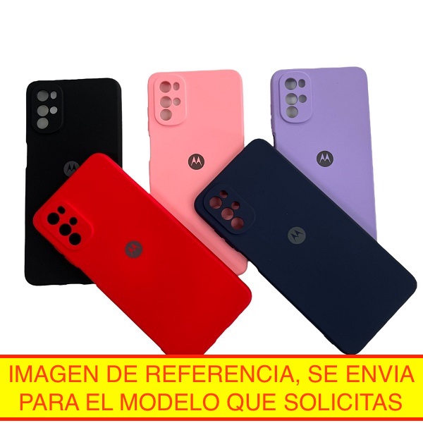 Case Motorola G22 Menta Logo Silicon Case 2.5Mm Funda Protector