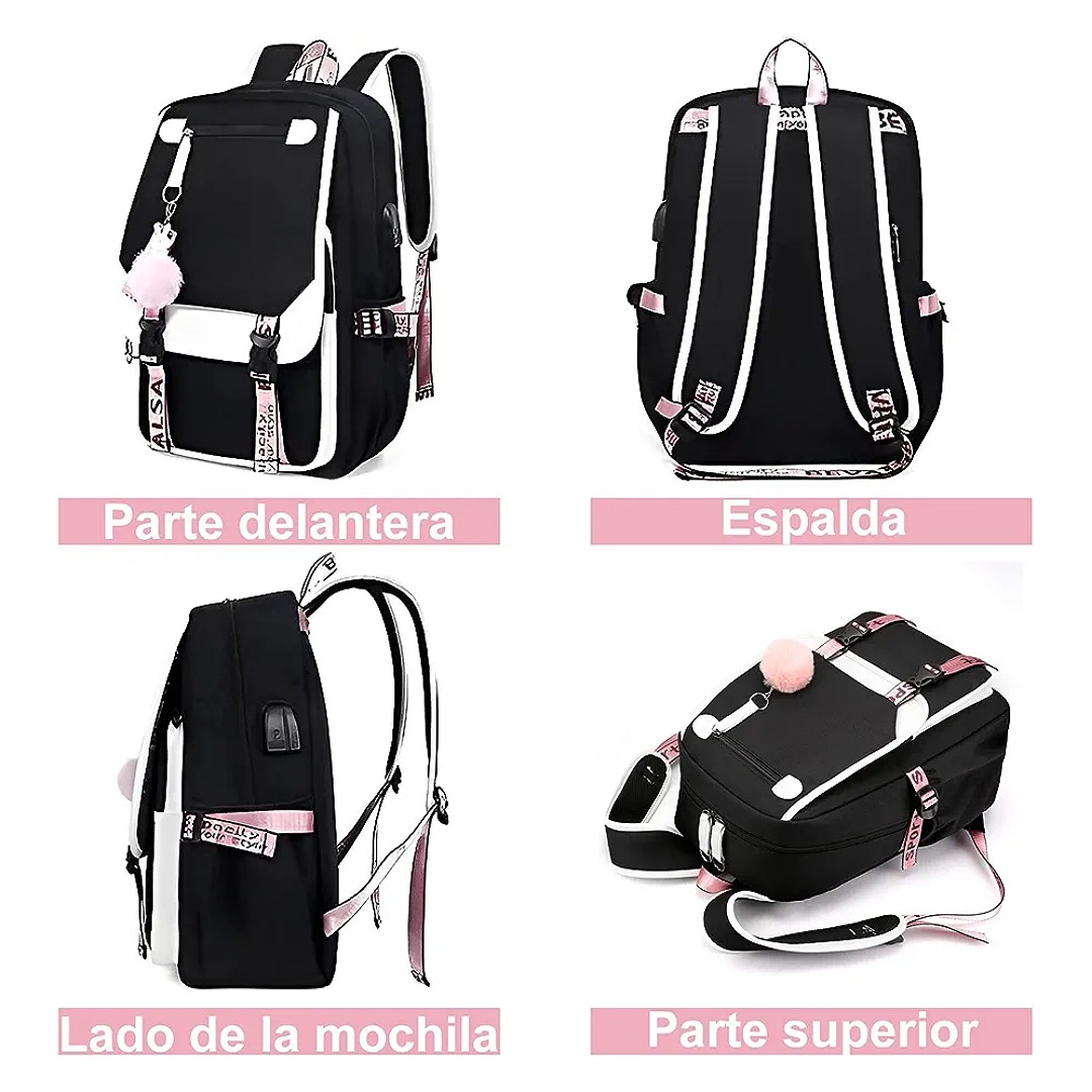 Mochila antirrobo, Mochila Impermeable Mochila para Laptop Computadora Portátil para Empresas El mejor regalo con puerto de carga USB