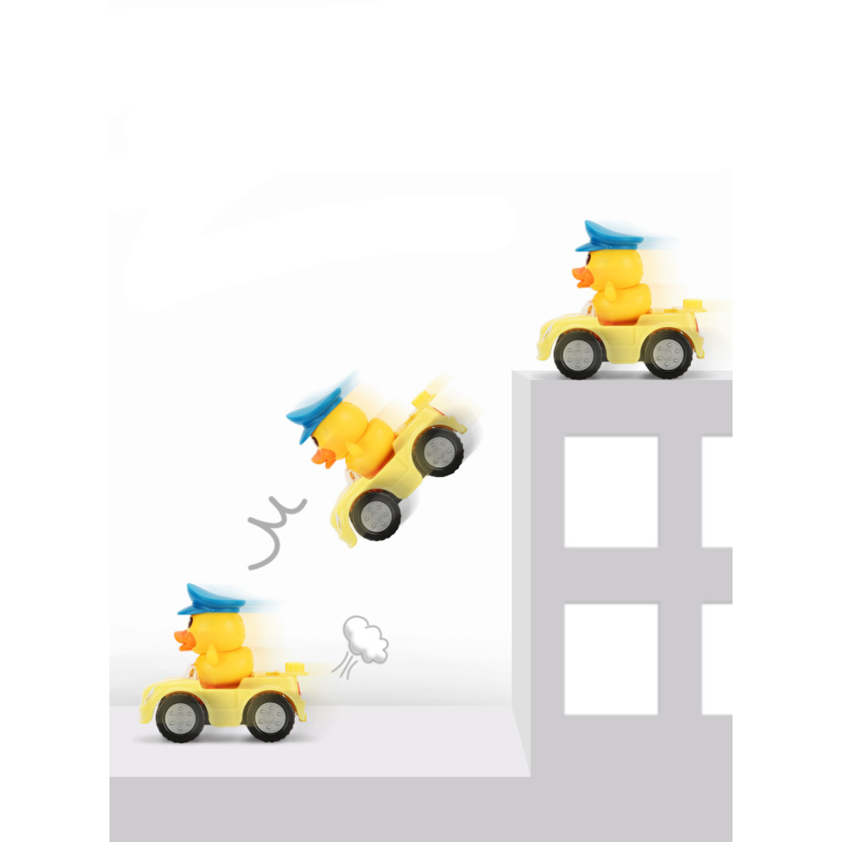 Juguete Mini Carrito De Pato Niño Diversión B.duck