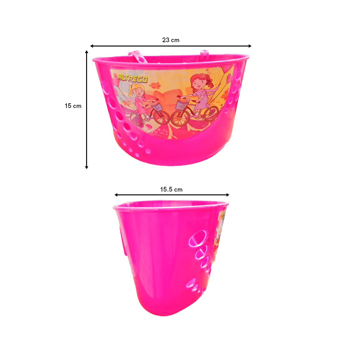Canasta Canastilla Bicicleta Niña Plástica Rodado 12