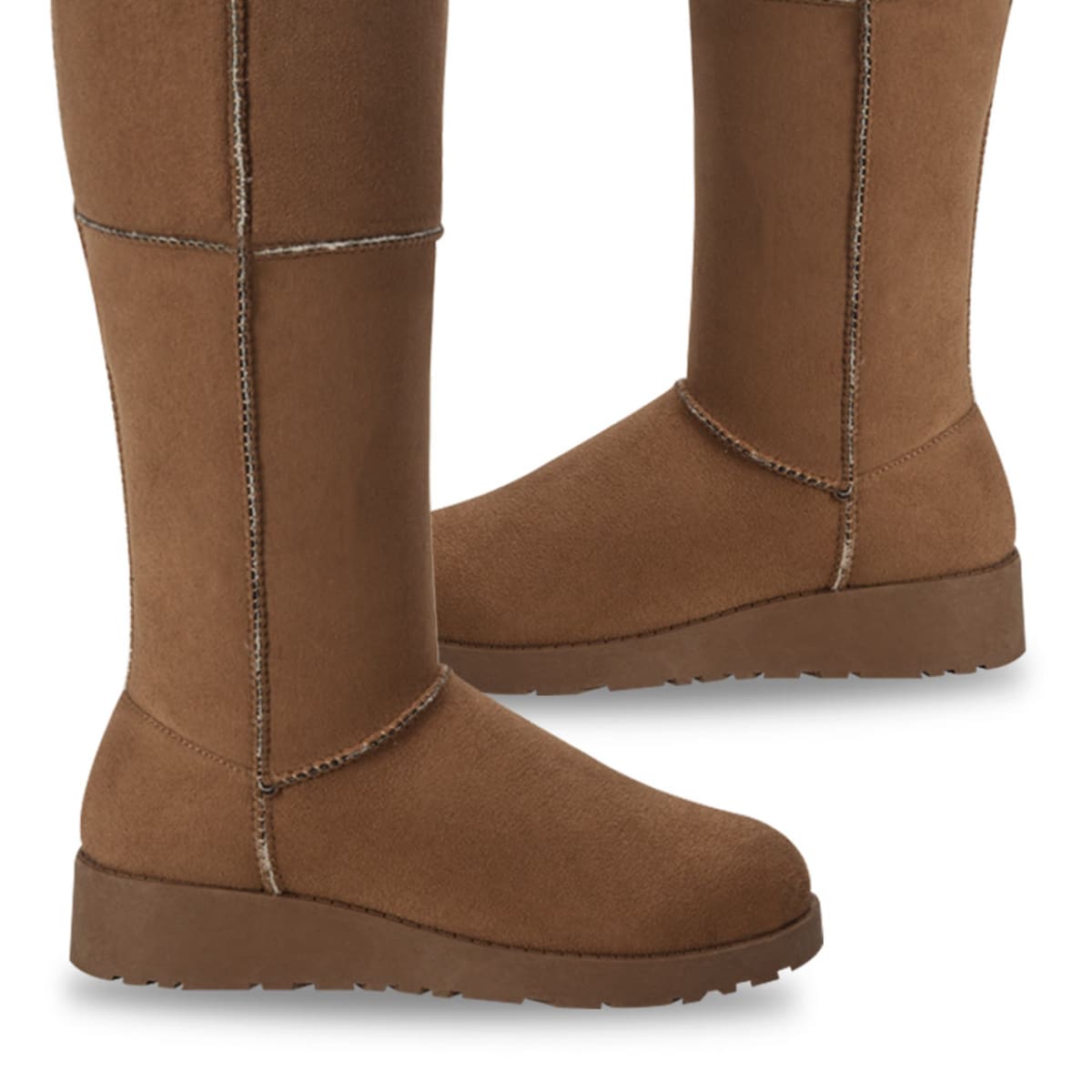 Botas invernales de tubo alto con forro de peluche, mod. 993370