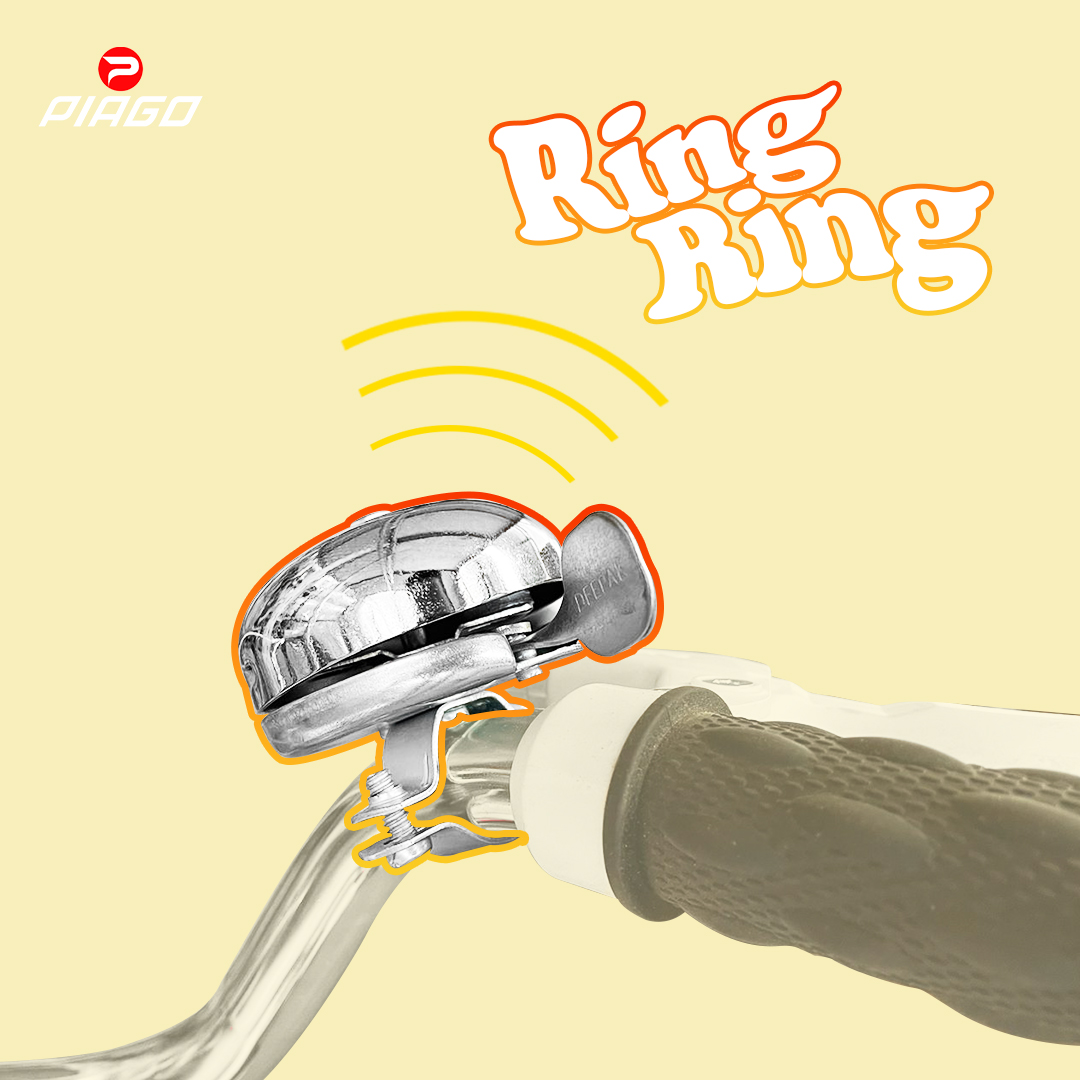 Timbre De Campana Para Bicicleta Clásico Vintage Cromado