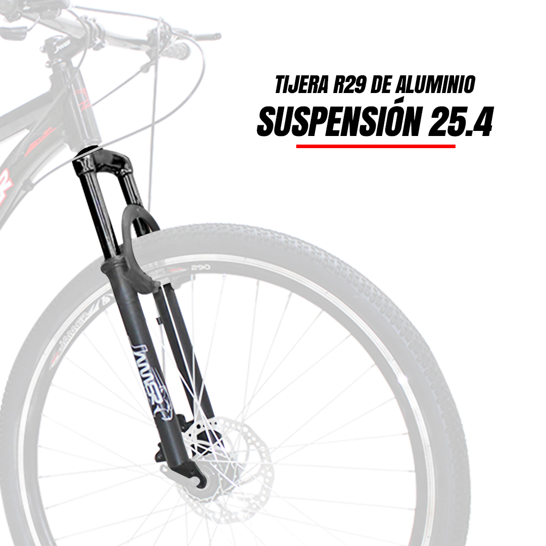 Tijera Bicicleta Horquilla Rodado 29 Suspensión 25.4