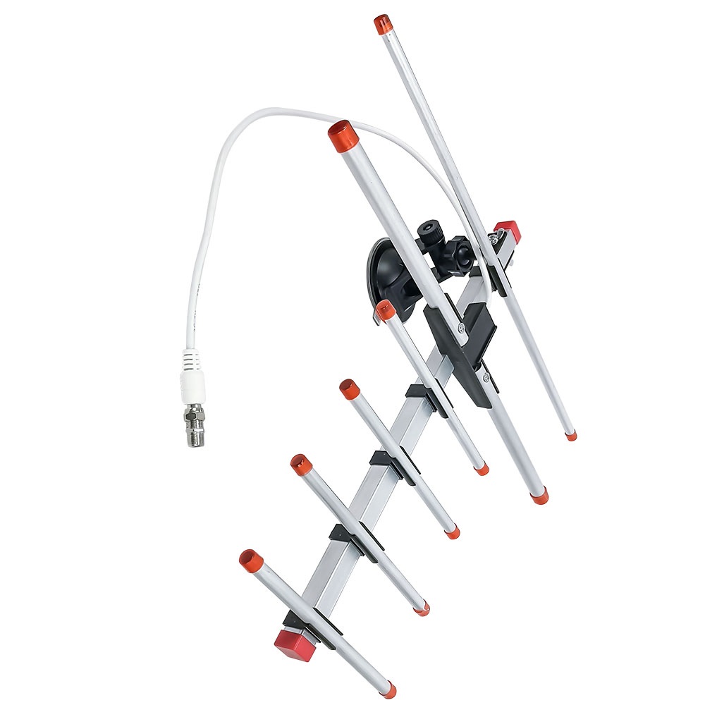 Master Antena de Television para Interiores y Exteriores con 6 Elementos Capta Señales Digitales HD y Sistema de Fijacion TVANT-INT-EXT-4K.