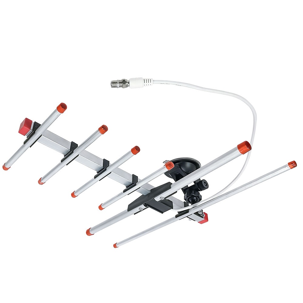 Master Antena de Television para Interiores y Exteriores con 6 Elementos Capta Señales Digitales HD y Sistema de Fijacion TVANT-INT-EXT-4K.