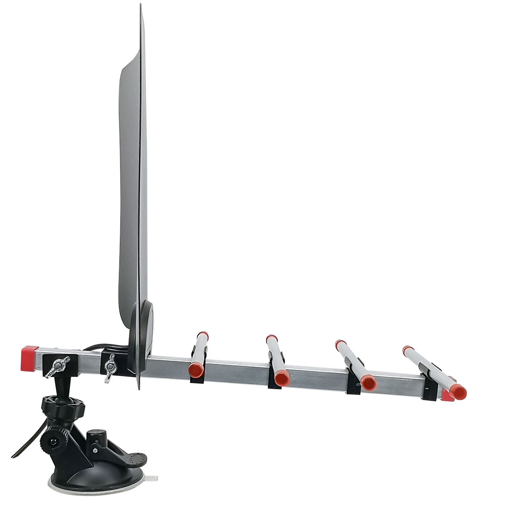 Master Antena de Television para Interiores con 6 Elementos y Ganancia de 5 dB Capta Señales HD y UHF Cuenta con Sistema de Sujecion TVANT-INT-4K