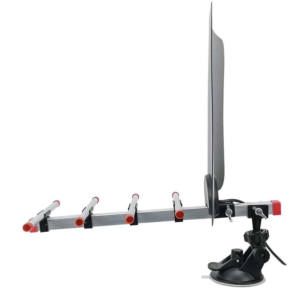 Master Antena de Television para Interiores con 6 Elementos y Ganancia de 5 dB Capta Señales HD y UHF Cuenta con Sistema de Sujecion TVANT-INT-4K