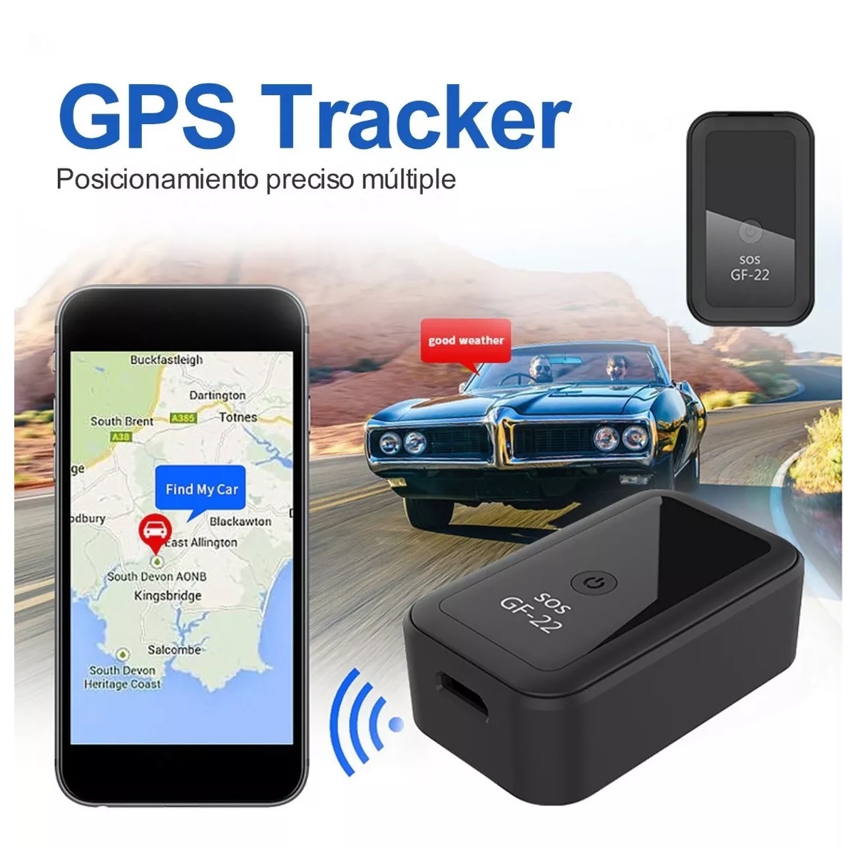 Rastreador Navegador Gps Mini Localizador Tracker Relevador