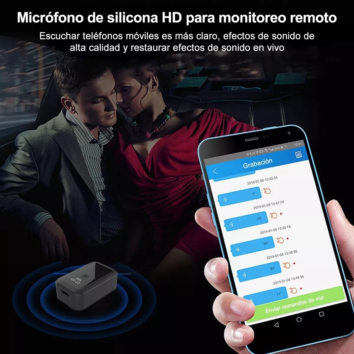 Rastreador Navegador Gps Mini Localizador Tracker Relevador