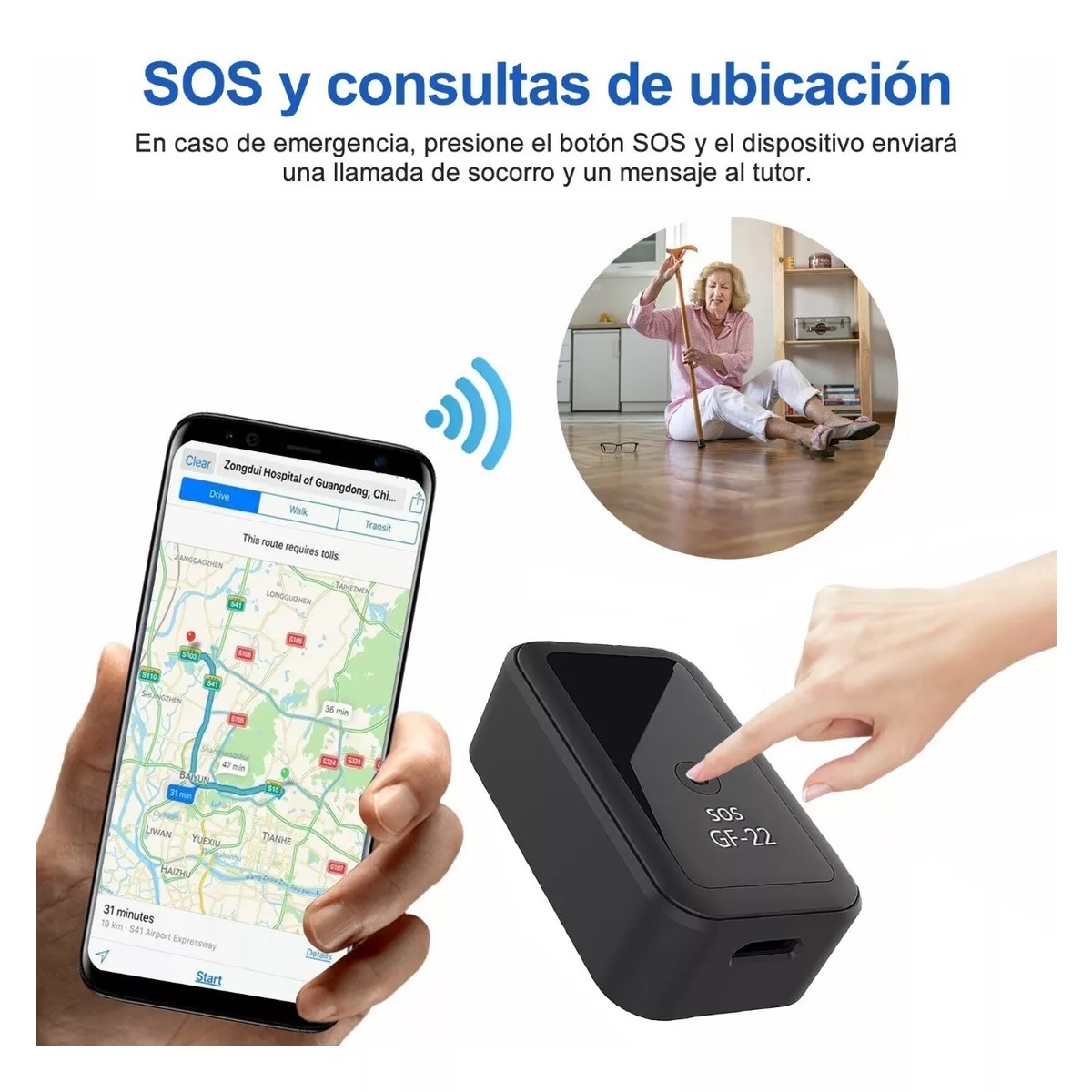 Rastreador Navegador Gps Mini Localizador Tracker Relevador