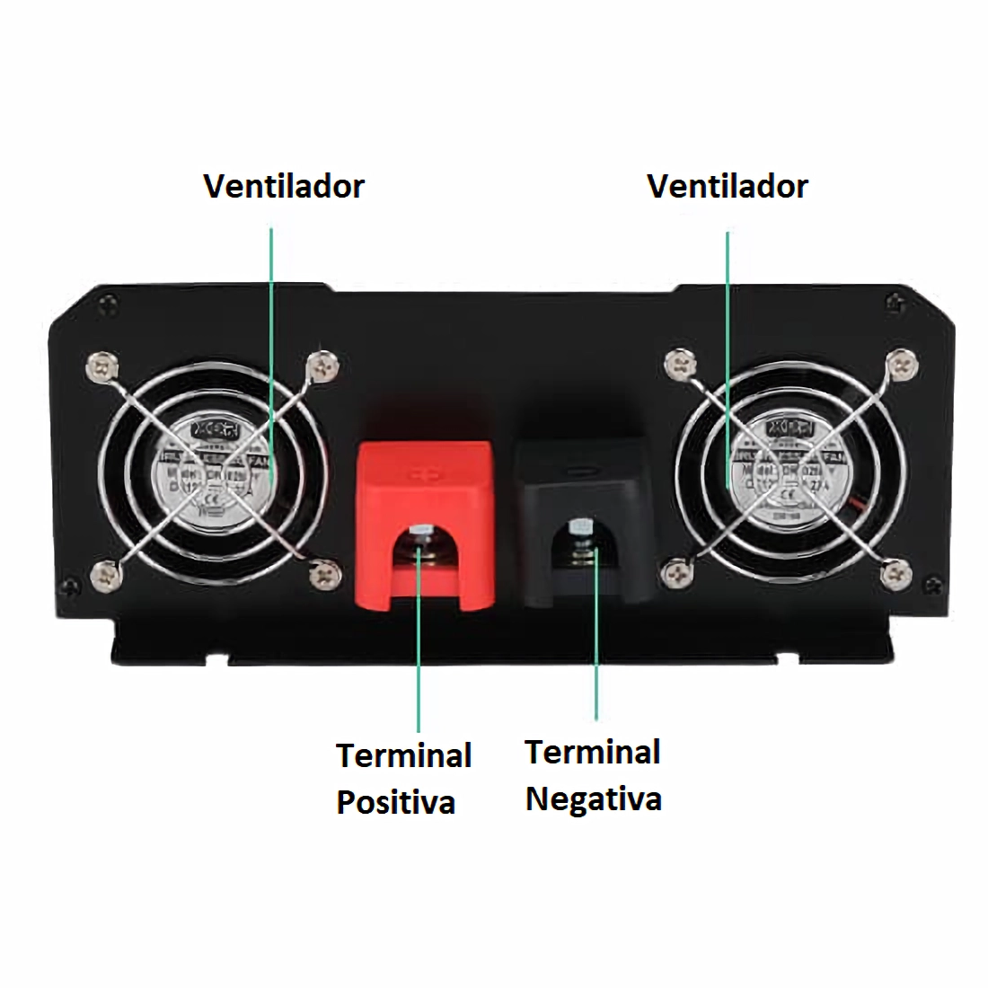 Inversor de Onda Pura 3000 Watts para Paneles Solares con Pantalla Display Sistema de Enfriamiento Inteligente Puertos USB de Carga Rapida Alta Resistencia a la Intemperie y Avanzados Sistemas de Proteccíon Master EL-INVP3000W