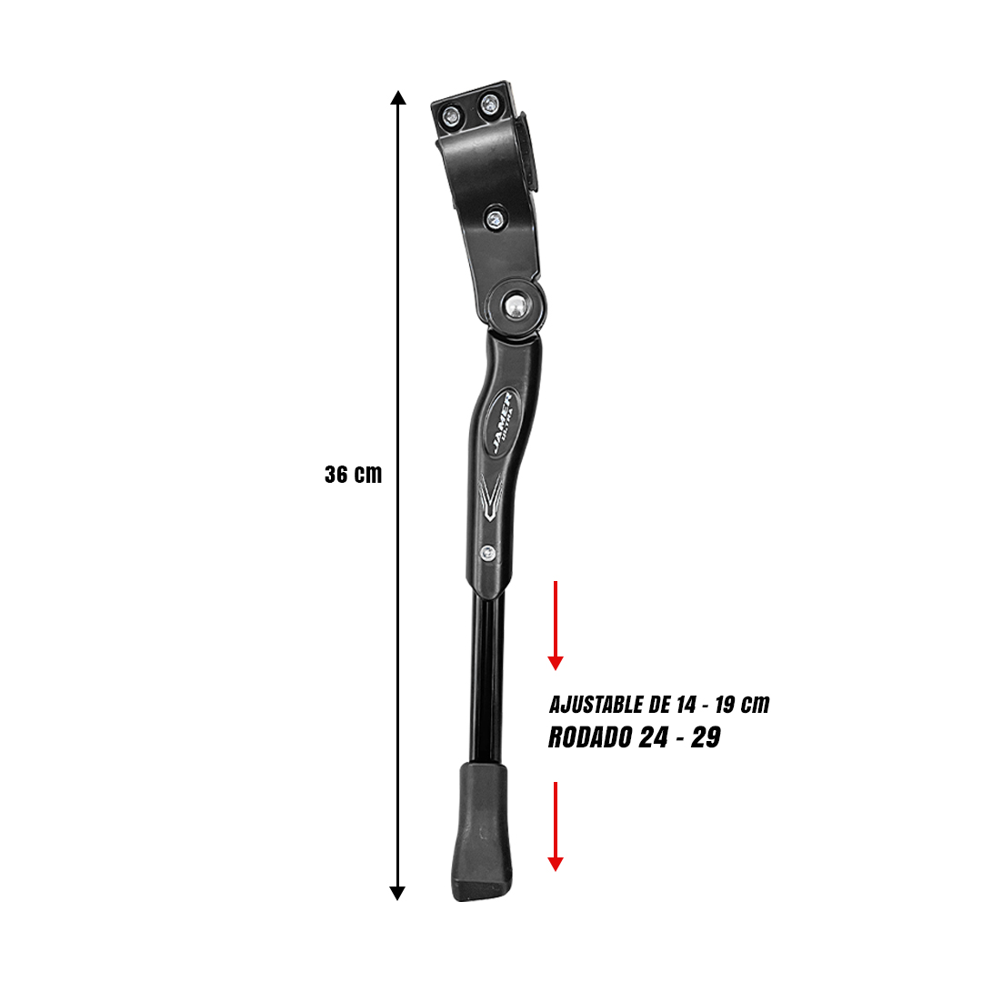 Parador Bicicleta Pata Central Ajustable Rodado 24-29