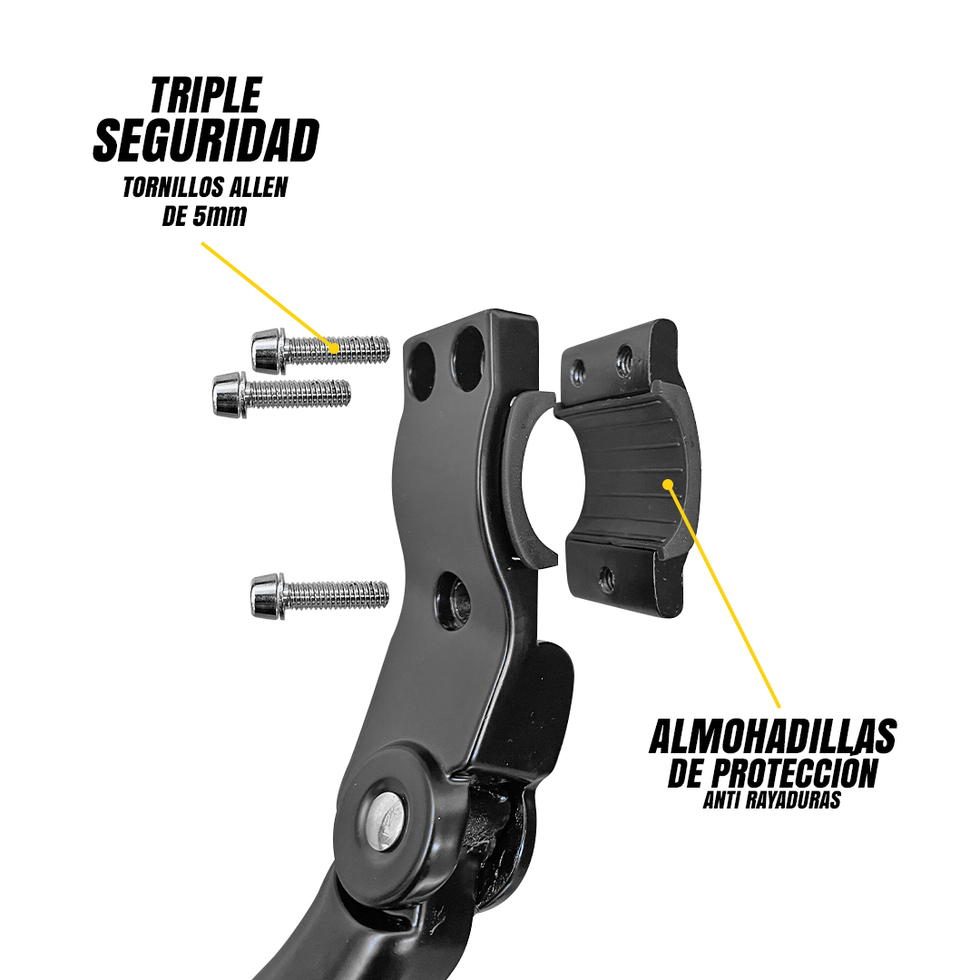 Parador Bicicleta Pata Central Ajustable Rodado 24-29