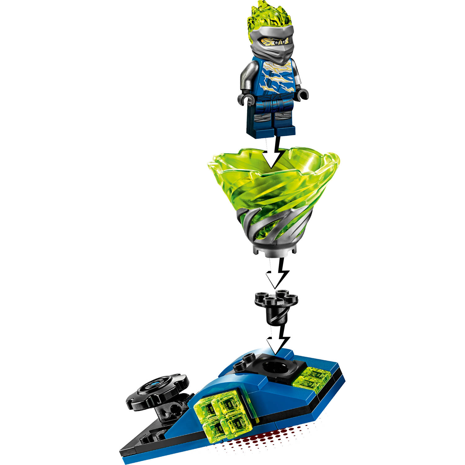 Lego Ninjago Spinjitzu Slam Jay 72pzs
